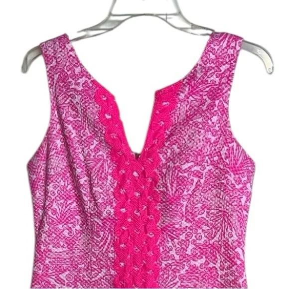 Lilly Pulitzer for Target‎ See Ya Later Pink Shift Dress Size 4 - Picture 4 of 12